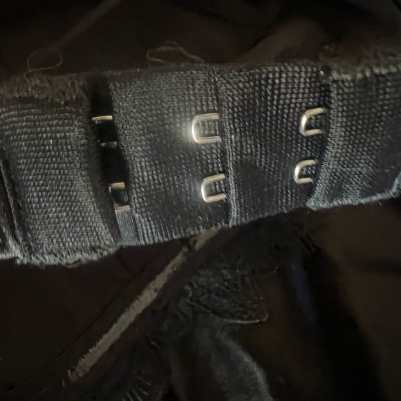 For Love & Lemons Virginia appliqué black dress w gloves NWT 🎀 - Picture 13 of 15